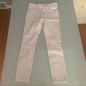 Anthropologie Pilcro & The Press White Skinny Jeans — Size 26